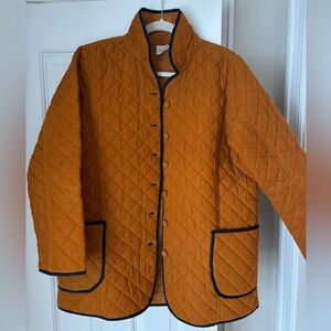 Julia Amory Oversized Dakota Tobacco Corduroy quilted Jacket XS
